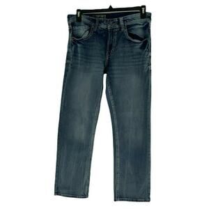 TK Axel Jeans Men 32x32 Straight Leg Boot Cut Stretch Mid Wash Casual Streetwear